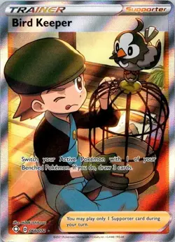 Bird Keeper - 066/072 66 72 Shining Fates - Pokemon Card - NM (SKU 1-2) - Image 1