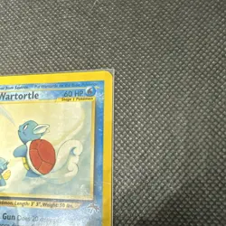 Pokemon Wartortle Promo Southern Islands 15/18 Regular Card 2001 LP/HP - Image 3