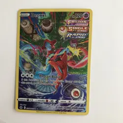 Pokemon Deoxys Ultra Rare Holo GG12/GG70 Crown Zenith Galarian Gallery Card - Image 2