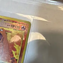 Pokemon Charizard Neo Premium File 2 Holo Japanese Card 006 HP120 1996 - Image 4