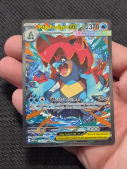 Pokemon TCG Ascended Heroes Mega Feraligatr EX 274/217 SIR NEAR MINT CLEAN CARD - Image 2