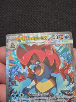 Pokemon TCG Ascended Heroes Mega Feraligatr EX 274/217 SIR NEAR MINT CLEAN CARD - Image 3
