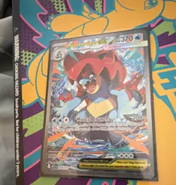 Mega Feraligatr EX Full Art Holo Rare Pokemon Card 370 HP 200+ Attack - Image 1
