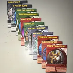 Bakugan TCG 2008 Spin Master SEGA 48 Card Lot Ocean Spray Anger Rooms - Image 5