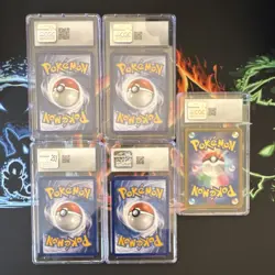 Pokemon CGC Graded Card Lot 5x Graveler, Meowth, Dusknoir, Flutter Mane, Decidu… - Image 2