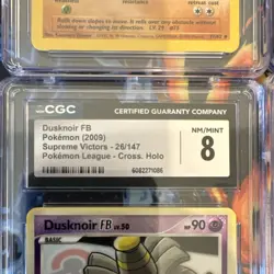 Pokemon CGC Graded Card Lot 5x Graveler, Meowth, Dusknoir, Flutter Mane, Decidu… - Image 3
