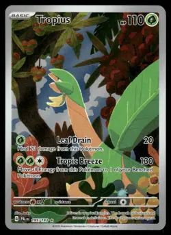 Pokemon Cards Tropius 195/193 Paldea Evolved Illustration Rare NM - Image 1