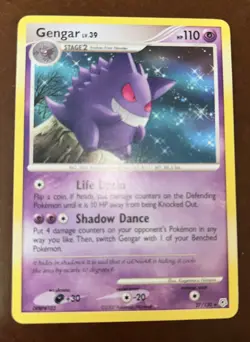 Gengar Diamond & Pearl Rare Pokemon Card 27/130 - Very lightly Played - VGC - Image 1