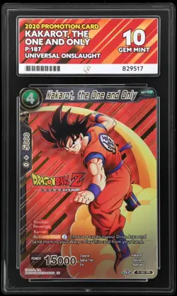 Kakarot, The One And Only P-187 Dragonball Card ACE Graded 10 English - Image 1