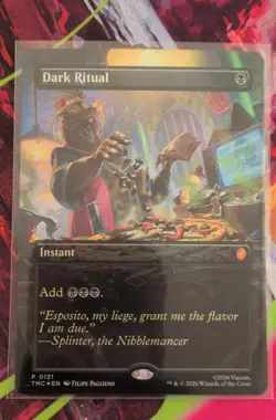 Dark Ritual (Borderless) Commander: Teenage Mutant Ninja Turtles Foil - Image 1