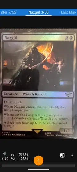 MTG The One Ring (Borderless) (451) | NM Foil | The Lord of the Rings Promo - Image 3