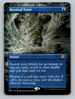 Mystical Tutor (Borderless) R Dominaria Remastered 421 NM - Image 1