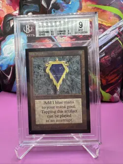 1993 MTG INT CE Collector’s Mox Sapphire MINT BGS 9 - Image 3