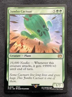 Jumbo Cactuar MTG Final Fantasy Regular - NM - Image 1