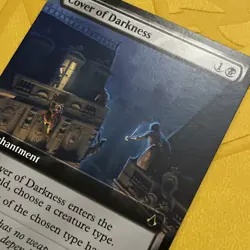 MTG Magic the Gathering Assassin's Creed Cover of Darkness 163 Extended Art NM - Image 3