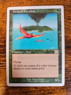 Birds of Paradise Classic MTG Core Set 6th Edition Regular - Image 1