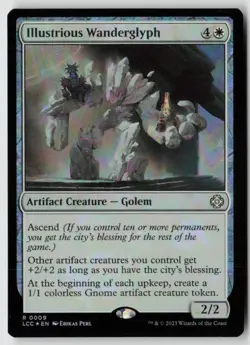 Illustrious Wanderglyph Commander: Lost Caverns of Ixalan (9) Normal - MTG - LP - Image 1