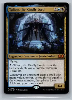 Talion, the Kindly Lord Wilds of Eldraine #215 Magic MTG - Image 1