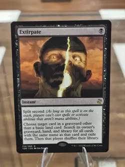 x1 Extirpate x1 MTG Time Spiral Remastered Magic The Gathering Free Shipping! - Image 1
