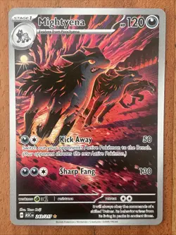Pokemon TCG Mightyena 243/217 Ascended Heroes Illustration Rare NM Card - Image 1