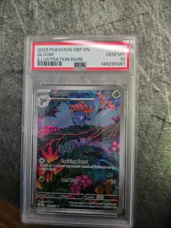 PSA 10 Gloom 198/197 Illustration Rare Obsidian Flames Pokemon Card Mint Slab - Image 1