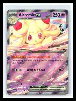 💥 Alcremie ex 075/159 Sv09: Journey Together Holo RR Pokemon Card 2025 - Image 1