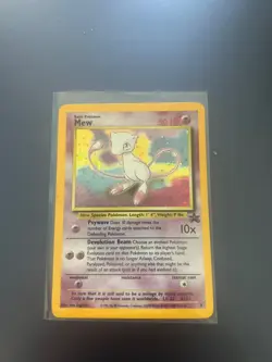 Pokemon TCG Mew 9 Holo - WOTC Black Star Promo - NM/LP - Image 1
