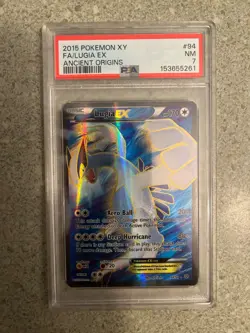 2015 Pokemon Xy Ancient Origins Lugia 94 PSA 7 NM - Image 1