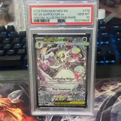 Pokemon Mega Gardevoir ex Me01 178/132 Holo Special Illustration Rare PSA 10 - Image 1