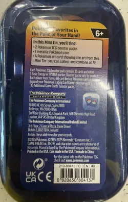 10 x Pokemon Kanto Power Mini Tins H24 - Brand New & Sealed - 20 Booster Packs - Image 2