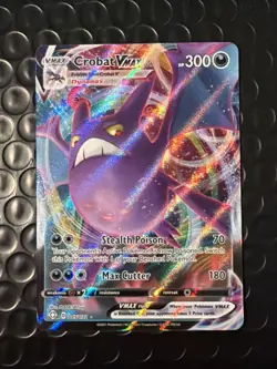 Shining Fates Pokemon TCG Crobat VMAX 45/72 Ultra Rare Holo - SP32 - Image 1