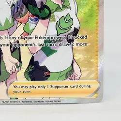 Pokemon TCG Sword And Shield Shining Fates Gym Trainer Full Art 68/72 NM - Image 4