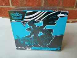 Pokemon TCG Scarlet Violet Black Bolt ETB Elite Trainer Box New Sealed - Image 1