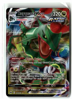 Rayquaza VMAX ⭐ 101/159 Holo VMAX Rare Crown Zenith 2023 Pokemon NM - Image 1