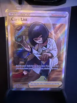 Pokemon TCG Shining Fates Ultra Rare Holo Full Art Trainer Cara Liss 67/72 - Image 1