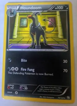 Pokemon TCG Houndoom & Houndour Non Holo Dragons Exalted 75/124 Mp - Image 2