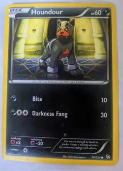 Pokemon TCG Houndoom & Houndour Non Holo Dragons Exalted 75/124 Mp - Image 4