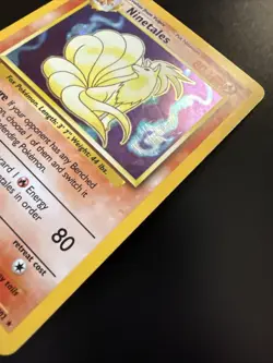 Ninetales Base Set Holo Unlimited Rare 12/102 Pokemon - Image 3