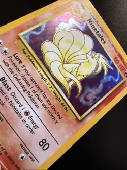 Ninetales Base Set Holo Unlimited Rare 12/102 Pokemon - Image 4
