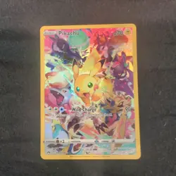 Pokemon TCG Pikachu Secret Rare Full Art Holo 70 HP Crown Zenith 160/159 - Image 1
