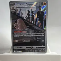 Pokemon TCG Team Rocket's Dugtrio 239/217 ASC Full Art Holo Stage 1 100HP Eng - Image 1