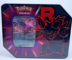 Pokemon Team Rocket Nidoking EX Tin Sealed 2025 Destined Rivals TCG - Image 1