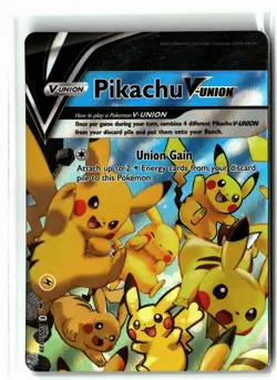 Pikachu V-Union ⭐ SWSH139 Holo Promo Sword & Shield Promo Pokemon NM - Image 1