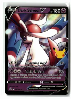 Dark Sylveon V ⭐ SWSH134 Holo Promo Sword & Shield Promo Pokemon NM - Image 1