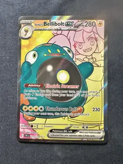 Pokemon TCG Ionos Bellibolt Ex Journey Together English 172/159 - Image 1