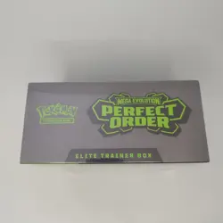Pokemon TCG: Mega Evolution—Perfect Order Elite Trainer Box In Stock Now New - Image 3