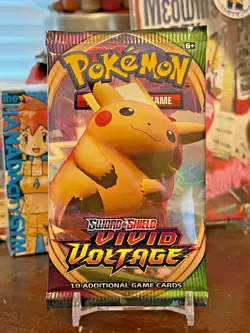 Pokemon TCG Booster Pack - Sword & Shield Vivid Voltage **Factory Sealed** - Image 1