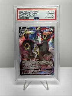 Pokemon TCG Umbreon VMAX TG23/TG30 Brilliant Stars FA Trainer PSA 10 Gem Mint - Image 1