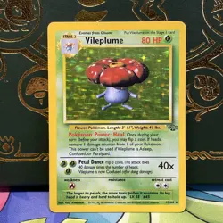 Pokemon TCG Vileplume Jungle 15/64 Holo Rare MP - Image 1
