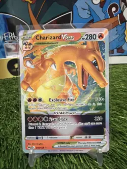 Pokemon Charizard VSTAR Brilliant Stars Ultra Rare Holo 018/159 280 HP - Image 1